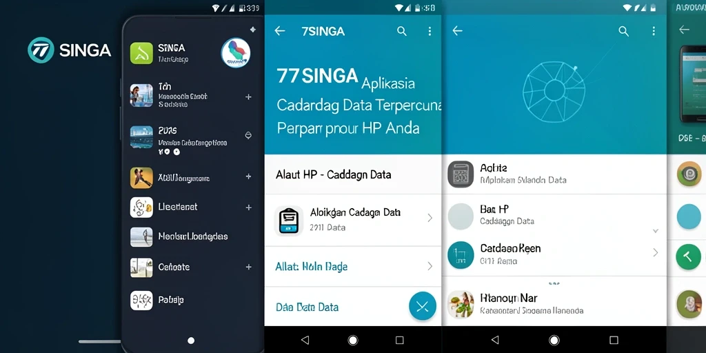 Antarmuka 77SINGA yang sederhana dan mudah digunakan.