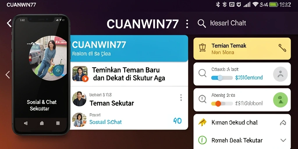 Antarmuka pengguna CUANWIN77 yang ramah dan menarik.