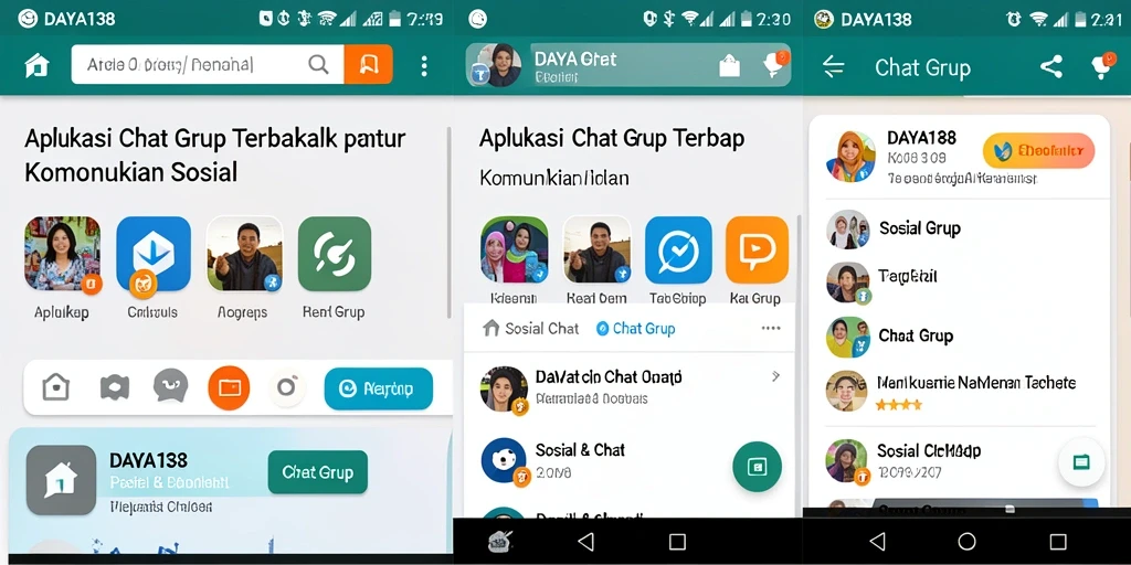 Tampilan antarmuka DAYA138 yang intuitif dan mudah digunakan.