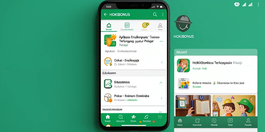 Tampilan antarmuka HOKIBONUS yang menarik dan informatif.