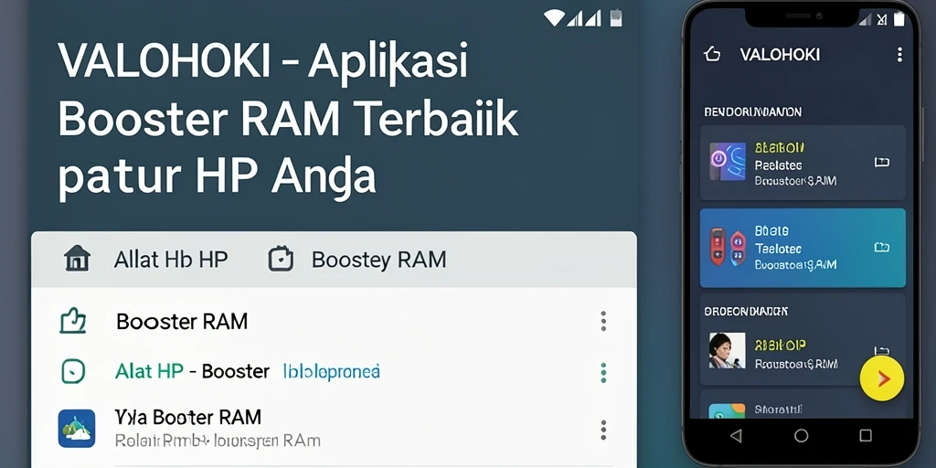 Tampilan antarmuka VALOHOKI untuk optimasi RAM yang efisien.