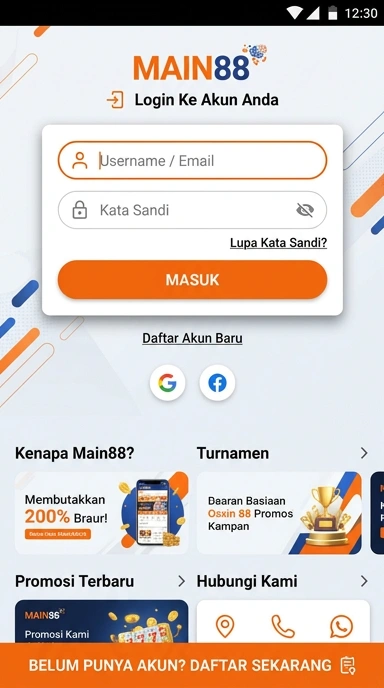 Panduan Masuk Akun main88 untuk Pengguna Android